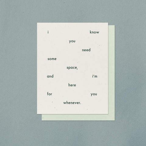 Need Space
