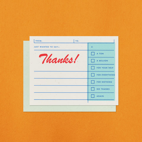 Thanks!